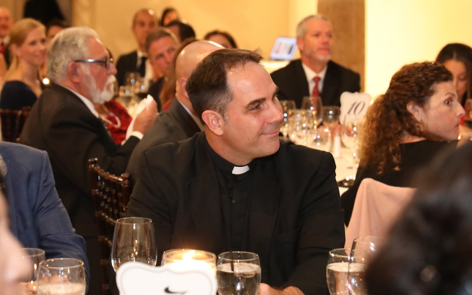 Fullness of Truth 20th Year Gala Images - Fr. Calloway - Bell Tower on 34th